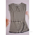 Summer Casual Dresses Women Striped Round Neck Dress Manufactory